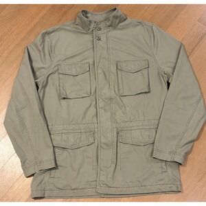 Vintage Gap Jacket L Mens Military Y2K Grunge Army Outdoors Retro Utility Chore